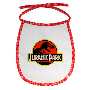 Jurassic park, Σαλιάρα μωρού αλέκιαστη με κορδόνι Κόκκινη