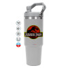 GREY color, 890ml (30oz) stainless Steel Tumbler with Handle