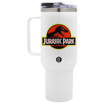 Jurassic park, Mega Tumbler με καπάκι, διπλού τοιχώματος (θερμό) 1,2L