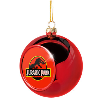 Jurassic park, Χριστουγεννιάτικη μπάλα δένδρου Κόκκινη 8cm