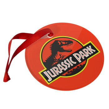 Jurassic park, Χριστουγεννιάτικο στολίδι γυάλινο 9cm