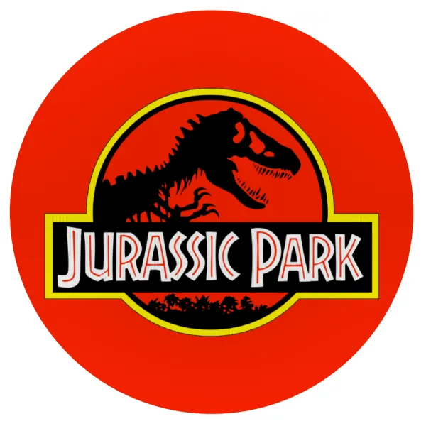 Jurassic park — Mousepad Στρογγυλό 20cm