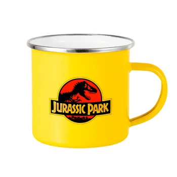 Jurassic park, Yellow Enamel Metallic Cup 360ml