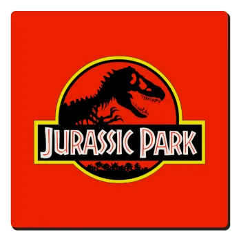 Jurassic park, Τετράγωνο μαγνητάκι ξύλινο 6x6cm
