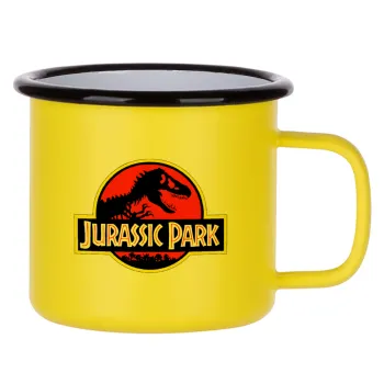 Jurassic park, Metallic enamel MATT Yellow cup 360ml
