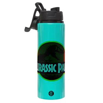Jurassic park, Μεταλλικό παγούρι νερού με καπάκι ασφαλείας, αλουμινίου 850ml