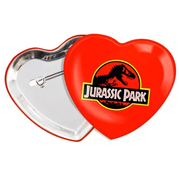 Jurassic park, Κονκάρδα παραμάνα καρδιά (57x52mm)