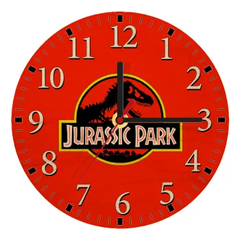 Jurassic park, Ρολόι τοίχου ξύλινο plywood (20cm)