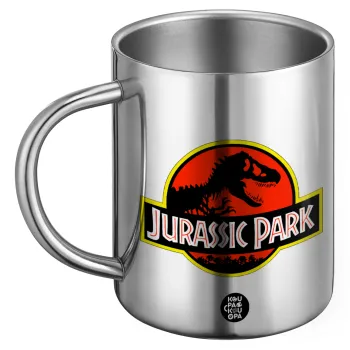 Jurassic park, Ανοξείδωτη Μεταλλική Κούπα 450ml - Διπλού Τοιχώματος