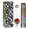 Easter candle, metallic white thermos bottle (500ml) & aromatic flat candle (30cm) (GRAY)