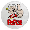 Popeye the sailor man, Επιφάνεια κοπής γυάλινη στρογγυλή (30cm)