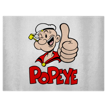 Popeye the sailor man, Επιφάνεια κοπής γυάλινη (38x28cm)