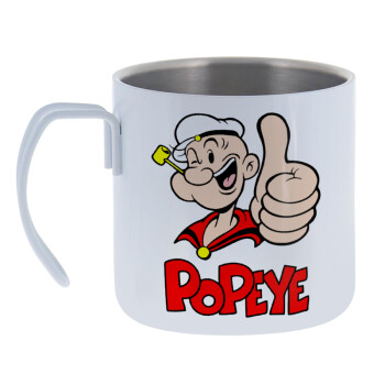 Popeye the sailor man, Mug Stainless steel double wall 400ml