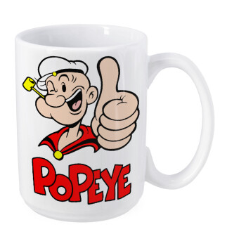 Popeye the sailor man, Κούπα Mega, κεραμική, 450ml