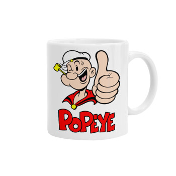 Popeye the sailor man, Ceramic coffee mug, 330ml