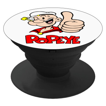 Popeye the sailor man, Phone Holders Stand  Black Hand-held Mobile Phone Holder