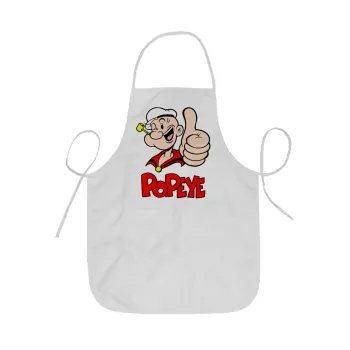 Popeye the sailor man, Ποδιά Σεφ ολόσωμη κοντή  Παιδική (44x62cm)