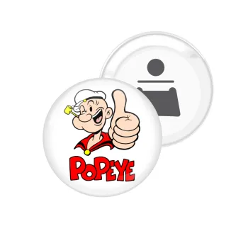Popeye the sailor man, Μαγνητάκι και ανοιχτήρι μπύρας στρογγυλό διάστασης 5,9cm