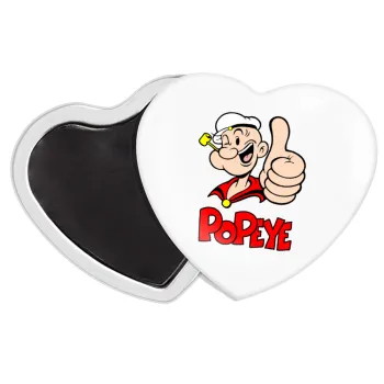 Popeye the sailor man, Μαγνητάκι καρδιά (57x52mm)