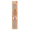 Easter Set, wooden keychain & scented Easter candle flat (30cm) (GRAY)