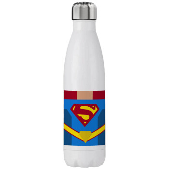 Superman flat, Stainless steel, double-walled, 750ml
