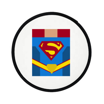 Superman flat, Βεντάλια υφασμάτινη αναδιπλούμενη με θήκη (20cm)