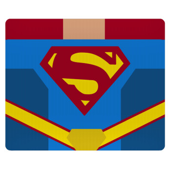 Superman flat, Mousepad rect 23x19cm