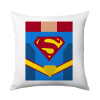Superman flat, Μαξιλάρι καναπέ 40x40cm περιέχεται το  γέμισμα