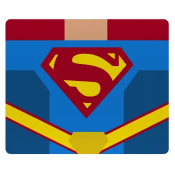 Superman flat, Mousepad ορθογώνιο 23x19cm