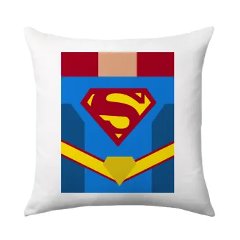 Superman flat, Sofa cushion 40x40cm includes filling