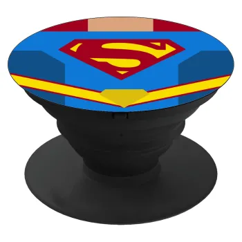 Superman flat, Phone Holders Stand  Μαύρο Βάση Στήριξης Κινητού στο Χέρι
