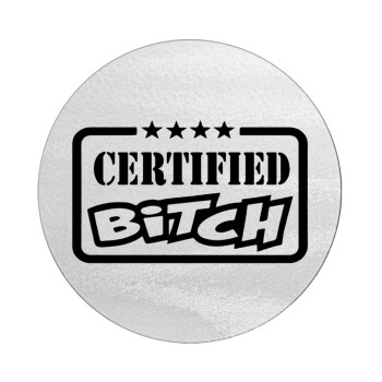 Certified Bitch, Επιφάνεια κοπής γυάλινη στρογγυλή (30cm)