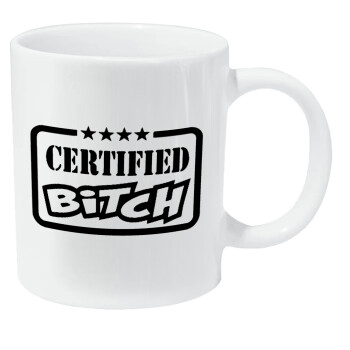Certified Bitch, Κούπα Giga, κεραμική, 590ml