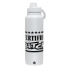 1L Stainless Steel Thermal Bottle with Phone Holder & Double Wall Insulation