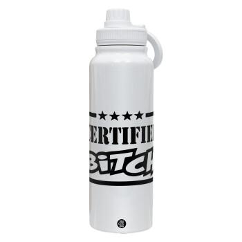 Certified Bitch, Θερμός 1L Ανοξείδωτο με Βάση Κινητού & Διπλά Τοιχώματα