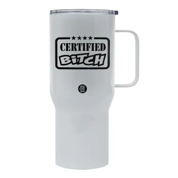 Certified Bitch, Tumbler με καπάκι, διπλού τοιχώματος (θερμό) 750L