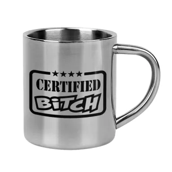 Certified Bitch, Κούπα Ανοξείδωτη διπλού τοιχώματος 300ml