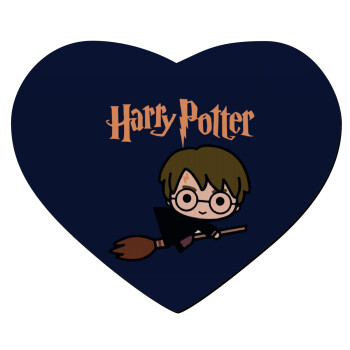 Harry potter kid, Mousepad καρδιά 23x20cm