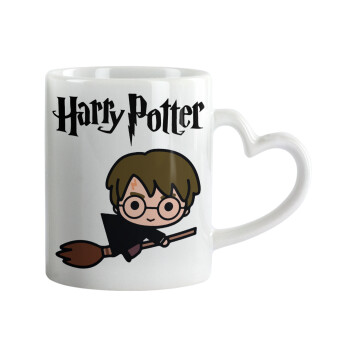 Harry potter kid, Mug heart handle, ceramic, 330ml