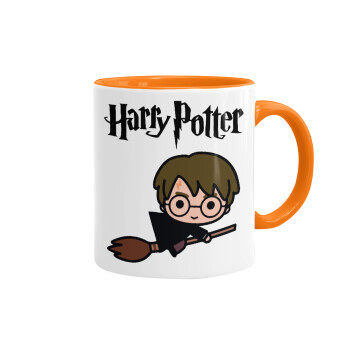 Harry potter kid, Mug colored orange, ceramic, 330ml