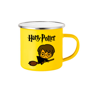Harry potter kid, Yellow Enamel Metallic Cup 360ml