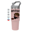 Pink color, 890ml (30oz) stainless Steel Tumbler with Handle