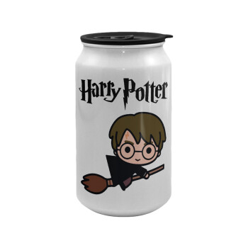 Harry potter kid, Κούπα ταξιδιού μεταλλική με καπάκι (tin-can) 500ml