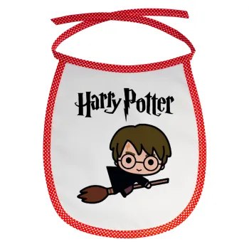 Harry potter kid, Σαλιάρα μωρού αλέκιαστη με κορδόνι Κόκκινη