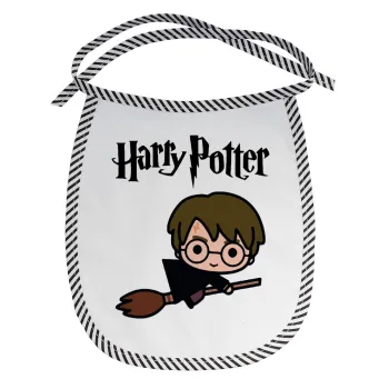 Harry potter kid, Σαλιάρα μωρού αλέκιαστη με κορδόνι Μαύρη