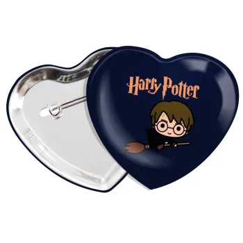 Harry potter kid, Κονκάρδα παραμάνα καρδιά (57x52mm)