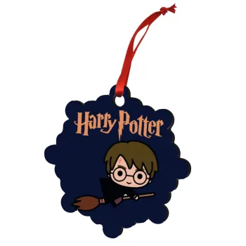 Harry potter kid, Christmas ornament snowflake wooden 7.5cm
