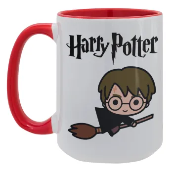 Harry potter kid, Κούπα Mega 15oz, κεραμική Κόκκινη, 450ml