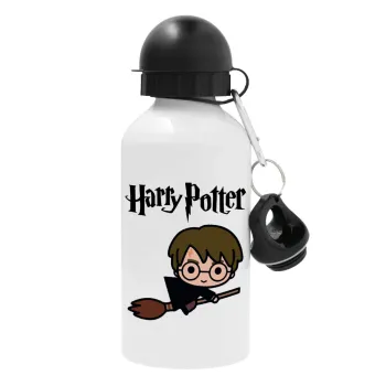 Harry potter kid, Metal water bottle, White, aluminum 500ml