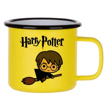Harry potter kid, Metallic enamel MATT Yellow cup 360ml